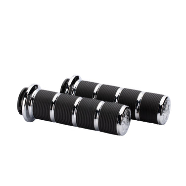 Select Handlebar Grips in Chrome, Pair