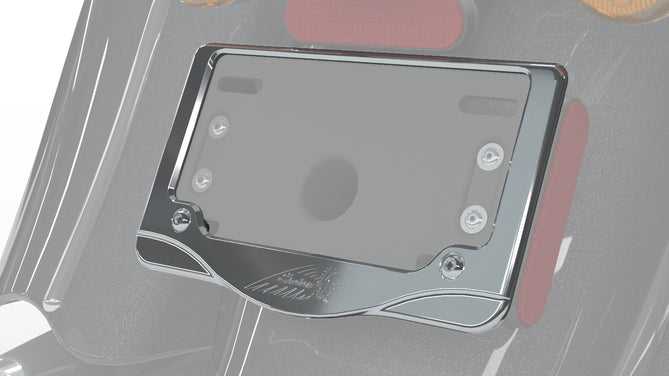 Headdress License Plate Frame, Chrome - 2882864-156