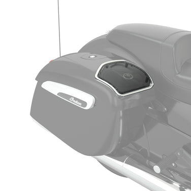 PowerBand Audio Saddlebag Speaker Bezels in Chrome, Pair