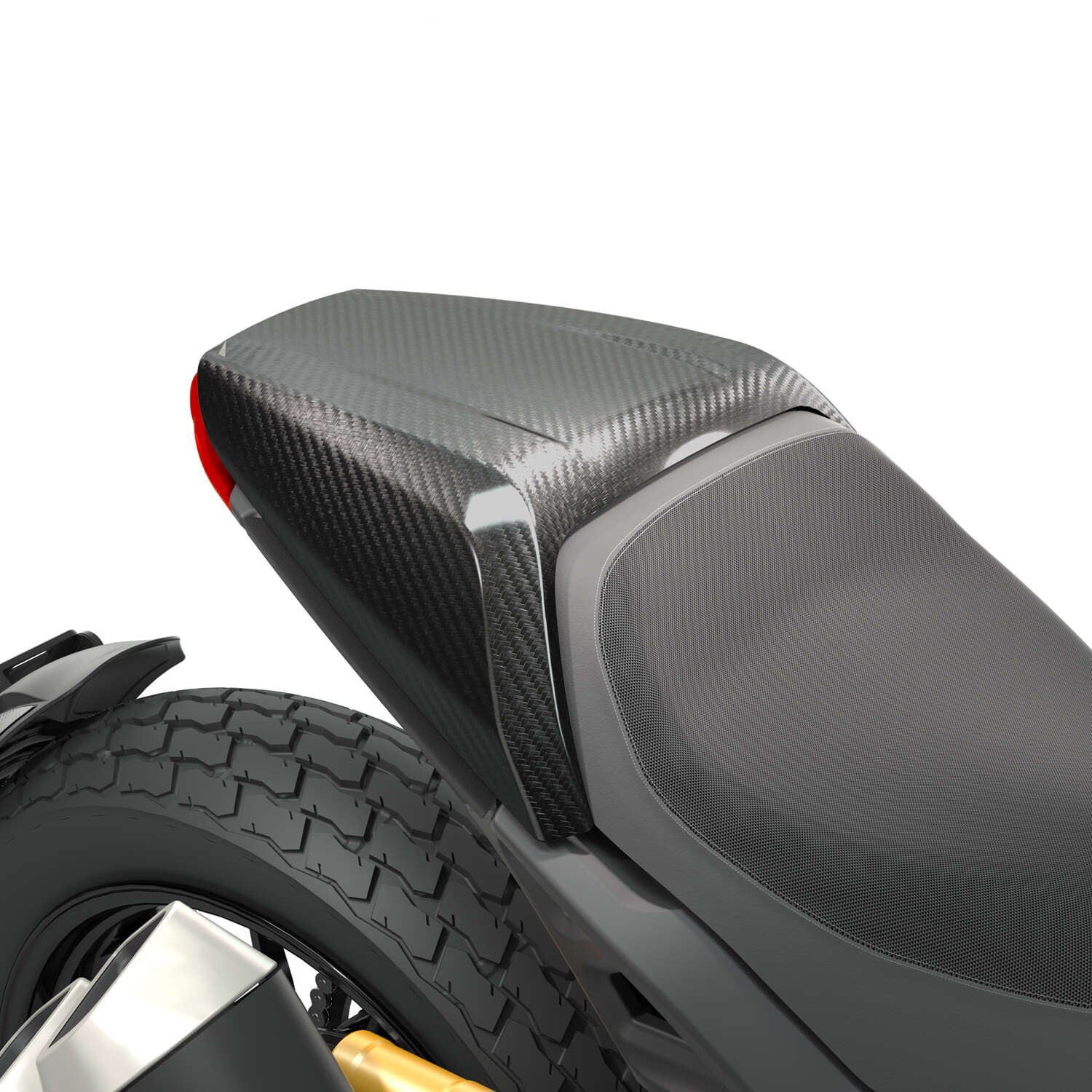 Carbon Fiber Seat Cowl, Black