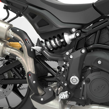 Passenger Foot Peg Mount for High Exhaust, Black