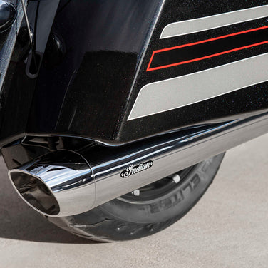 Stage 1 Oval Slip-On Muffler Kit, Chrome