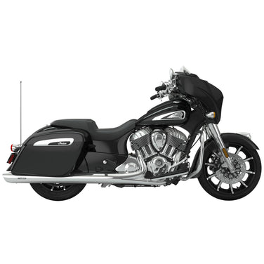 Stage 1 Oval Slip-On Muffler Kit, Chrome