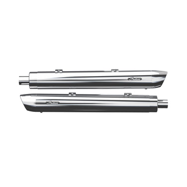 Stage 1 Oval Slip-On Muffler Kit, Chrome
