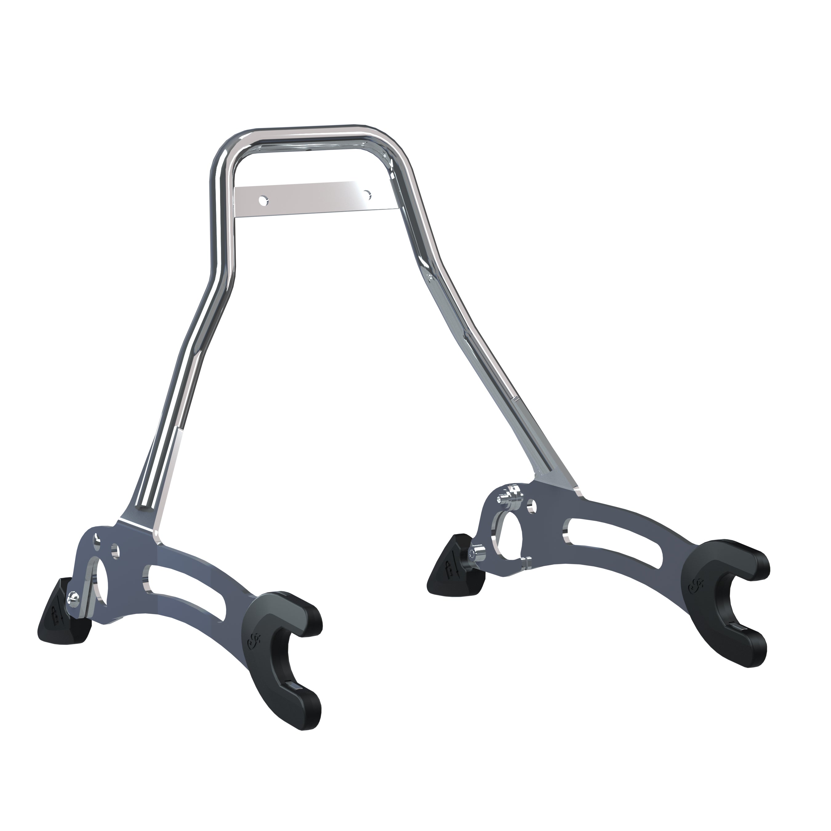 Low Profile Quick Release Passenger Sissy Bar, Chrome
