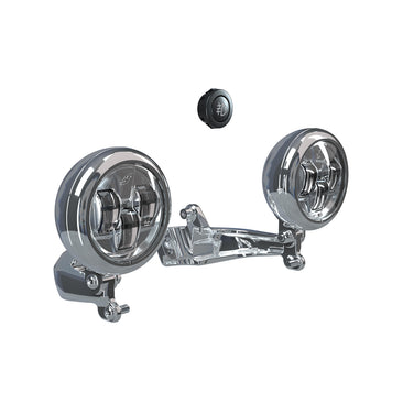 Pathfinder S LED Driving Lights Mount, Chrome