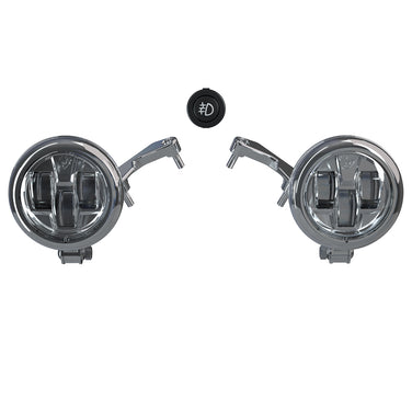 Pathfinder S LED Driving Lights Mount, Chrome