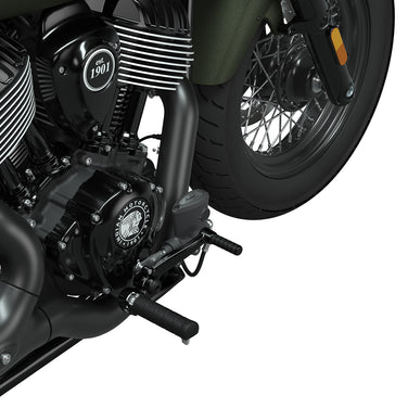 Mid Foot Controls with Pegs, Cruiser Black