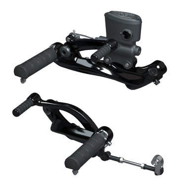 Mid Foot Controls with Pegs, Cruiser Black