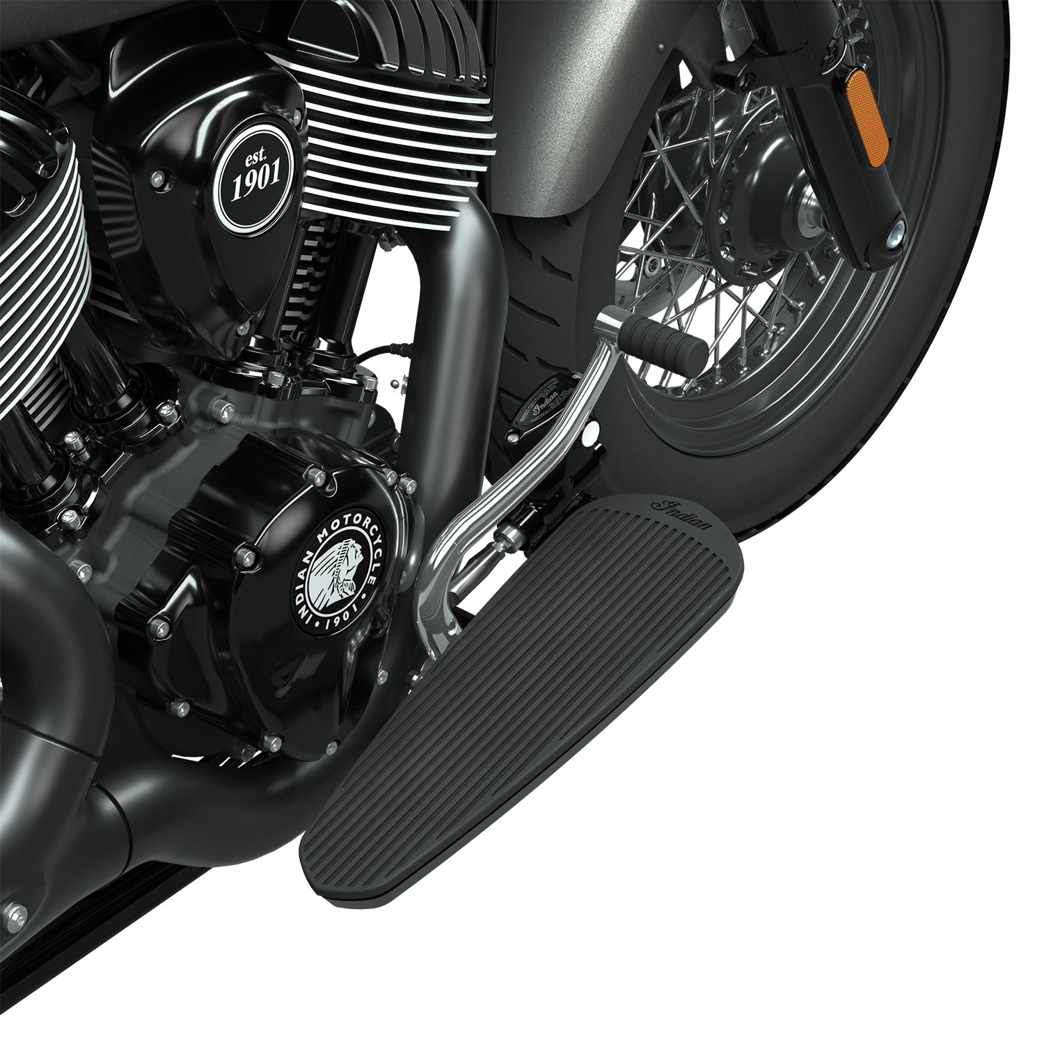 Forward Foot Controls with Floorboards, Cruiser Black