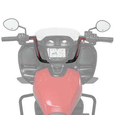 Mitered Mid Rise Handlebar, Chrome