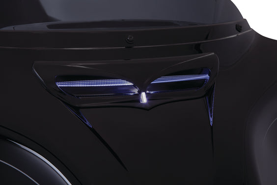 Fairing Lighted Vent Trim, Black