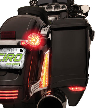 Filler Panel Lights for '14-up Street Glides & Road Glides, Chrome