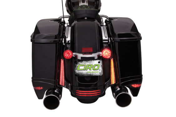 Filler Panel Lights for '14-up Street Glides & Road Glides, Black