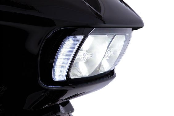 Fang® Headlight Bezels for Road Glide '15-up, Black
