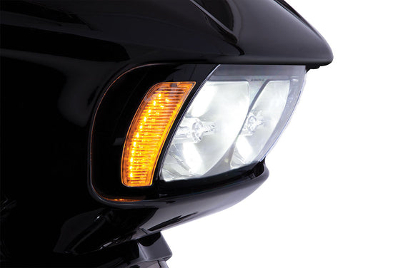 Fang® Headlight Bezels for Road Glide '15-up, Black