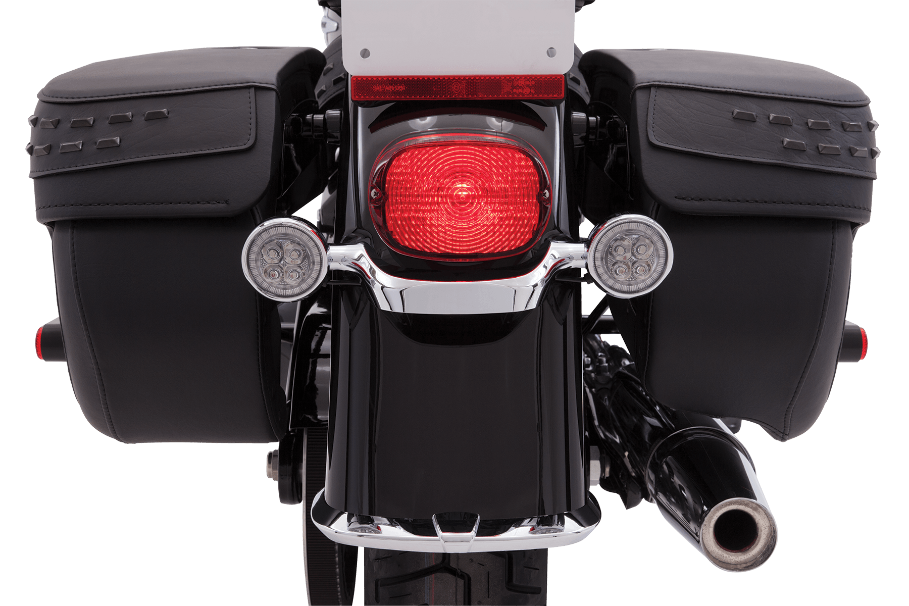 Fang® RED Signal Light Inserts, Chrome (Single Circuit)