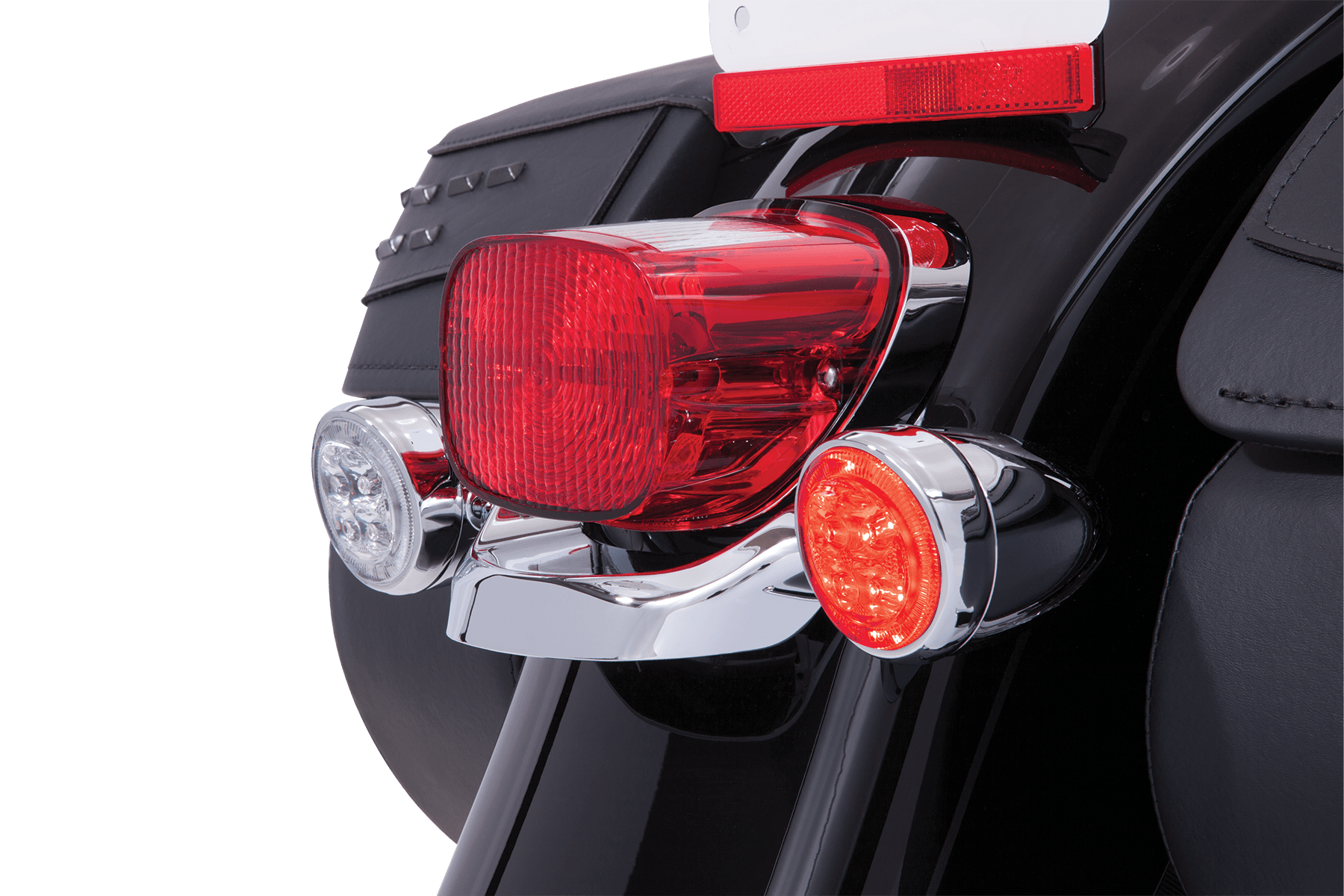Fang® RED Signal Light Inserts, Chrome (Single Circuit)