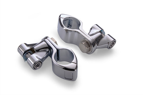 Hingeless Clamp, Clevis, Chrome