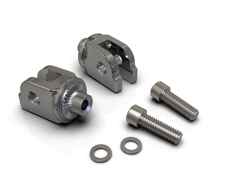 Front Footrest Adapters for '18-UP Softail, Chrome