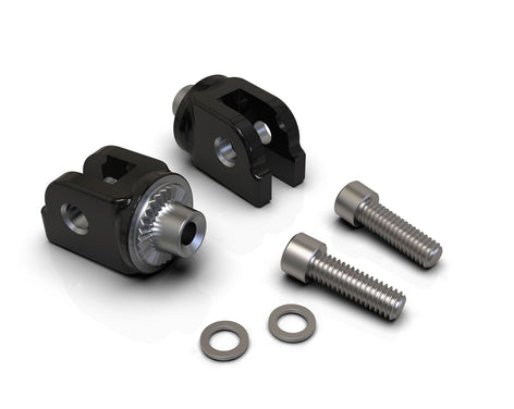 Front Footrest Adapters for '18-UP Softail, Black