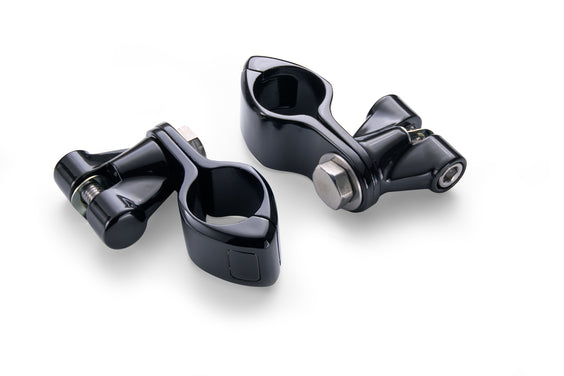 Hingeless Clamp, Clevis, Black