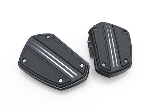 Twin Rail Floorboards w/out Adapters, Black