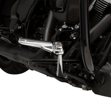Frame Mounted Adjustable Highway Peg Mounts, Long, Chrome