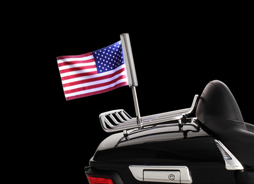 Lighted Flag, Chrome
