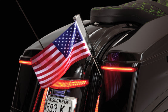 Lighted Flag, Chrome