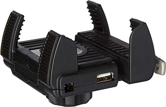 Premium Smartphone Holder w/ Charger, Perch Mount, Chrome