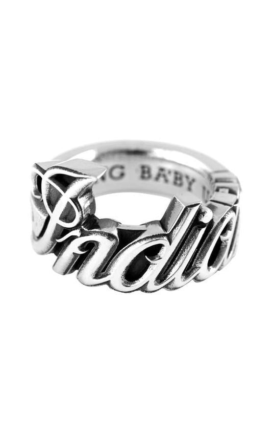 Indian Script Wrap Around Ring