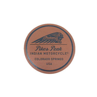 Pikes Peak Indian Leather Patch - 3in