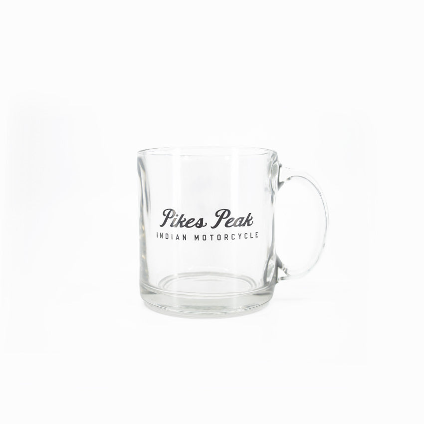 Pikes Peak Indian Glass Coffee Mug - 13oz