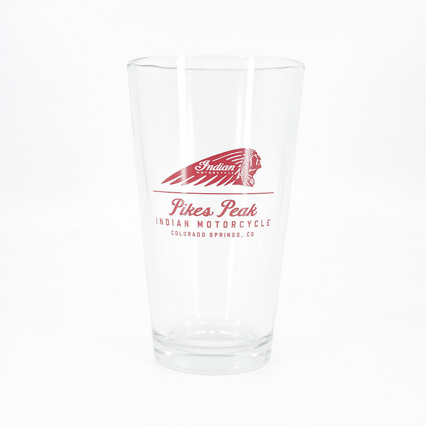 Pikes Peak Indian Pint Glass